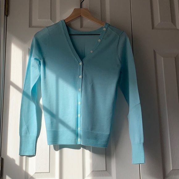 J Crew Reversible Button-Back Sweater - Picture 3 of 5